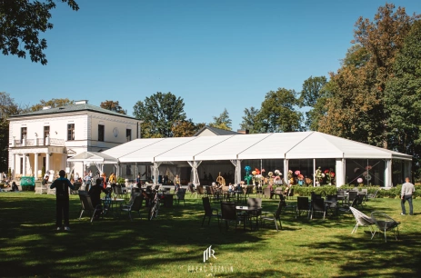Sala konferencyjna Całoroczny Namiot Bankietowy w Pałac Rozalin Warszawa