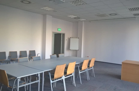 Sala konferencyjna Sala A w  Budynek "AKWARIUM"  Pomorskiej Specjalnej Strefy Ekonomicznej sp. z o.o. Gdynia
