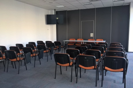 Sala konferencyjna Sala B w  Budynek "AKWARIUM"  Pomorskiej Specjalnej Strefy Ekonomicznej sp. z o.o. Gdynia