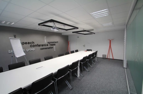 Sala konferencyjna Sala Black & White w Blossom Group Warszawa