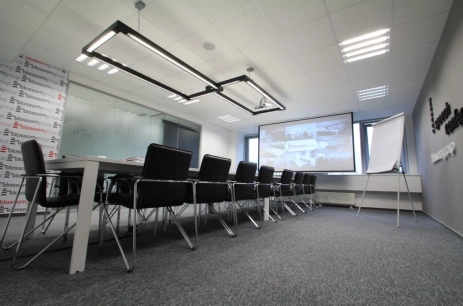 Sala konferencyjna Sala Black & White w Blossom Group Warszawa