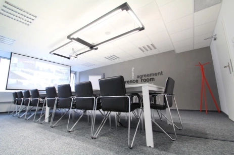 Sala konferencyjna Sala Black & White w Blossom Group Warszawa