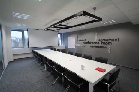 Sala konferencyjna Sala Black & White w Blossom Group Warszawa