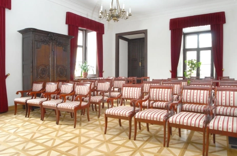 Sala konferencyjna Sala Lubomirskich w Centrum Konferencyjne Willa Decjusza Kraków