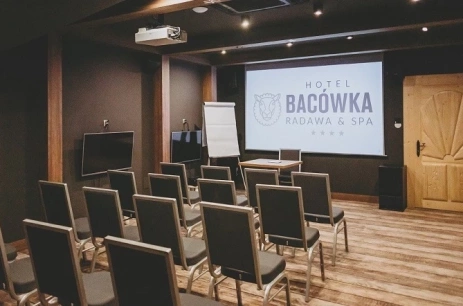 Sala konferencyjna Sala Kinowa w Hotel Bacówka Radawa & SPA**** Radawa