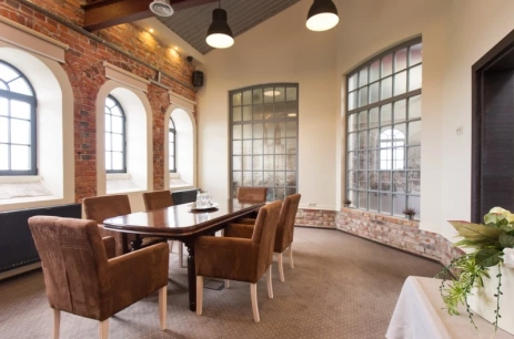 Sala konferencyjna Chillout room w Aparthotel Stara Przędzalnia Żyrardów