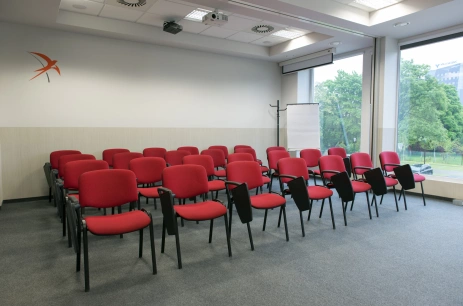 Sala konferencyjna Sala Rozwój + Sala Efektywność w Centrum Innowacji ProLearning Wrocław