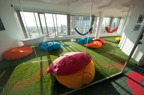 Sala konferencyjna Laboratorium Kreatywne w WE EVENT Zebra Tower Warszawa