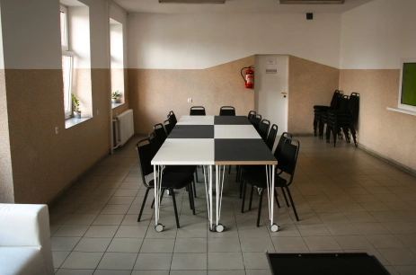 Sala konferencyjna Sala Biała w Centrum Przedsiębiorczości i Biznesu Dąbie Wrocław