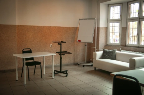 Sala konferencyjna Sala Biała w Centrum Przedsiębiorczości i Biznesu Dąbie Wrocław