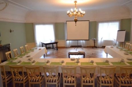 Sala konferencyjna Sala konferencyjna w Pałac w Racocie Ośrodek Szkoleniowo-Rekreacyjny Kościan