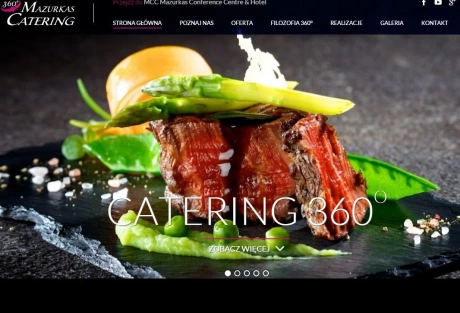 Nowa strona internetowa Mazurkas Catering 360°