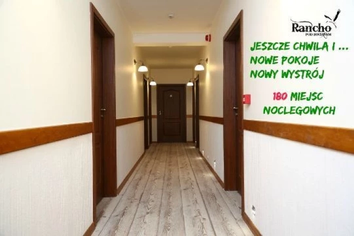 Hotel Rancho Pod Bocianem - 180 miejsc noclegowych po modernizacji