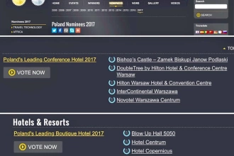 Nominacje do międzynarodowej nagrody World Travel Award - Hotel Tobaco & Zamek Biskupi Janów Podlaski