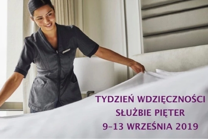 Tydzień Wdzięczności Służbie Pięter - podziękuj swoim pracownikom lub współpracownikom