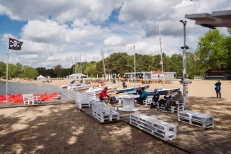 Szkolenie nad jeziorem w Promenada Zegrze