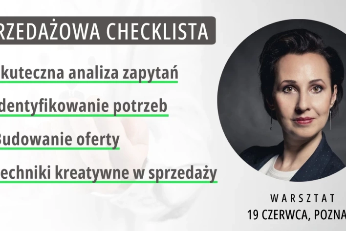 Sprzedażowa checklista dla sprzedawców MICE: warsztat z Elizą Kozicą-Kamińską