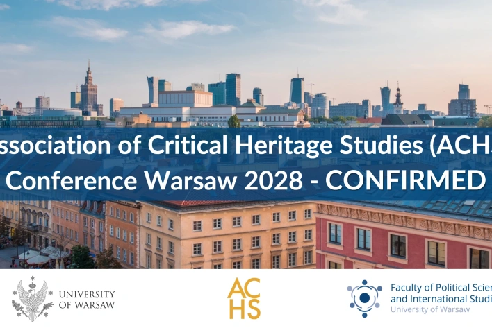 Międzynarodowa konferencja krytycznych badaczy dziedzictwa odbędzie się w 2028 roku w Warszawie!