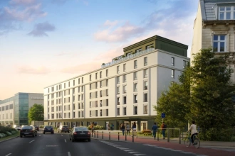 Hotel przy al. Grunwaldzkiej w Gdańsku Wrzeszczu