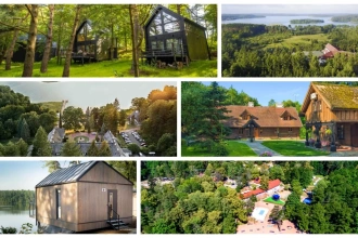 Ekologiczne i plenerowe obiekty eventowe na Mazurach