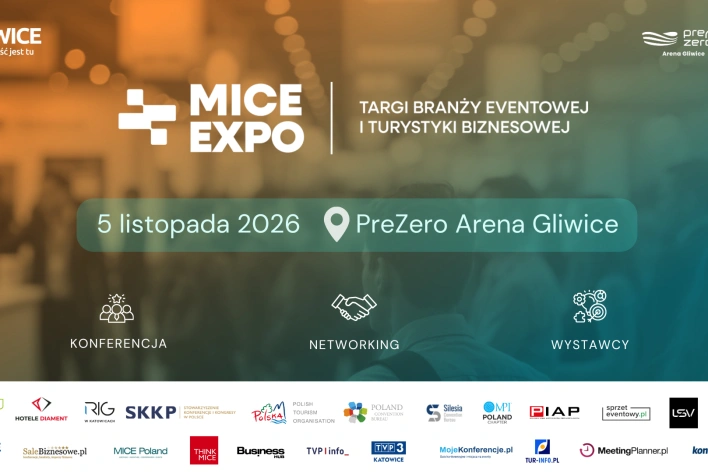 MICE EXPO® 2026 ponownie w Gliwicach. MojeKonferencje.pl patronem medialnym wydarzenia!