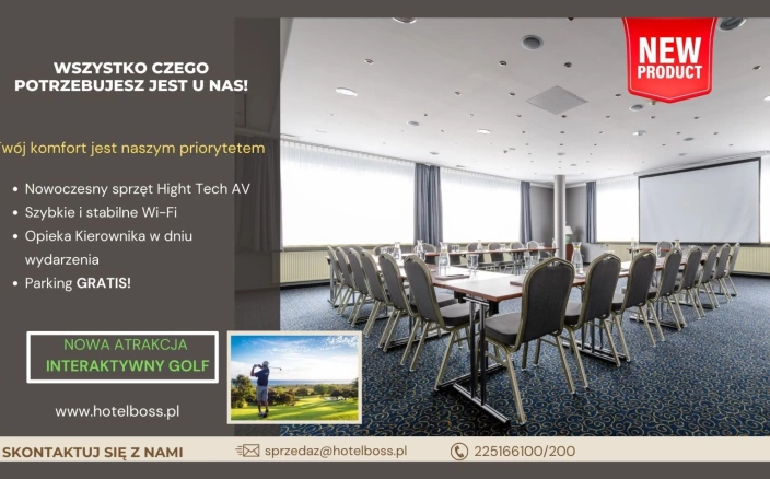 Sale konferencyjne Warszawa - Centrum Konferencyjno - Szkoleniowe Boss***