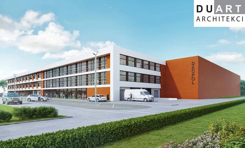 Kompleks biurowo-hotelowy z magazynem przy ulicy Okulickiego