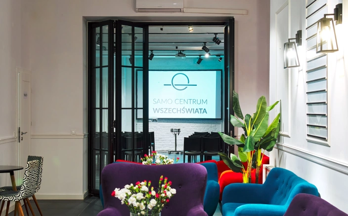 Sale konferencyjne Warszawa - Samo Centrum Wszechświata - Warsaw Event Space