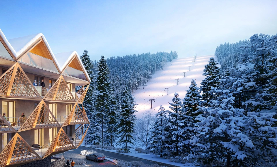 Obiekt w budowie Hotel Tremonti w Szczyrku / 1
